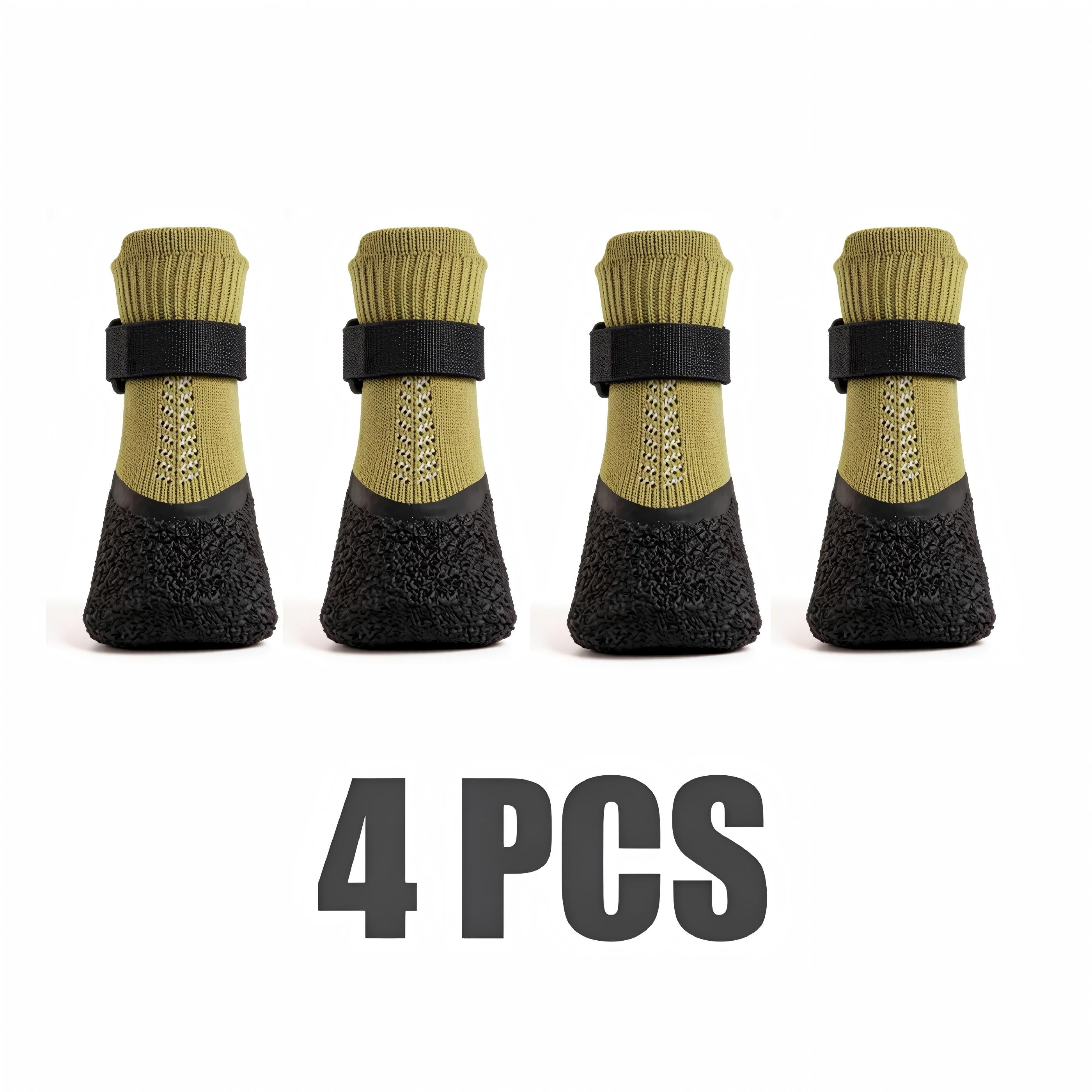 Waterproof Dog Boots, Non-Slip Dog Socks for Indoor & Outdoor Use, Protect Paws from Hot Pavement & Snow, Comfortable & Durable for Small Medium Large Dogs