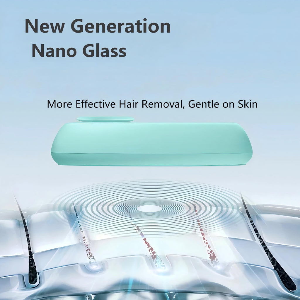 Upgraded Body Hair Remover – Painless Reusable Nano Glass Hair Eraser for Women & Men, Exfoliating Hair Removal Tool for Legs, Arms & Back