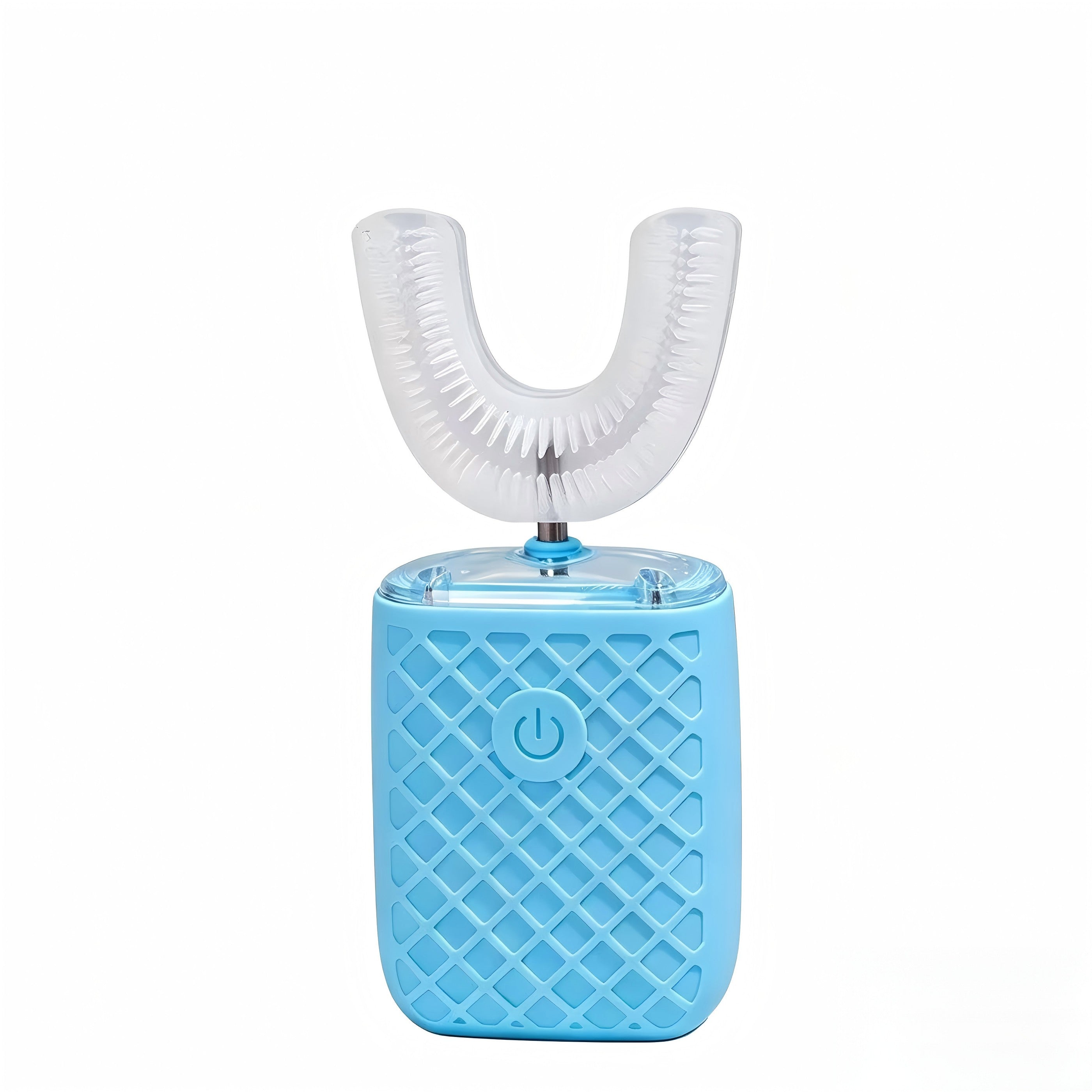 U-Shaped Sonic Electric Toothbrush for Adults & Kids 7+ , 360° Hands-Free Cleaning, Blue Light Whitening Technology, Sanitizing Case, USB Rechargeable, IPX7 Waterproof