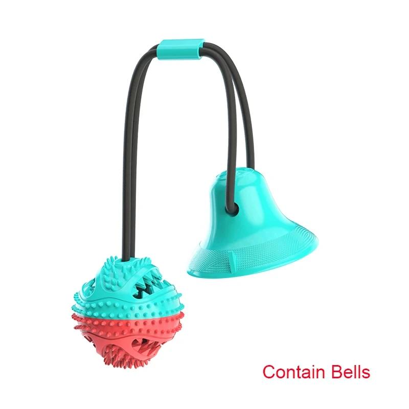 Interactive Suction Cup Dog Toy, Mentally Stimulating Toys for Dog, Puppy Teething Toys for Boredom to Keep Them Busy, Dog Puzzle Treat Food Dispensing Ball Toy for Small Medium Dogs on Smooth Floor