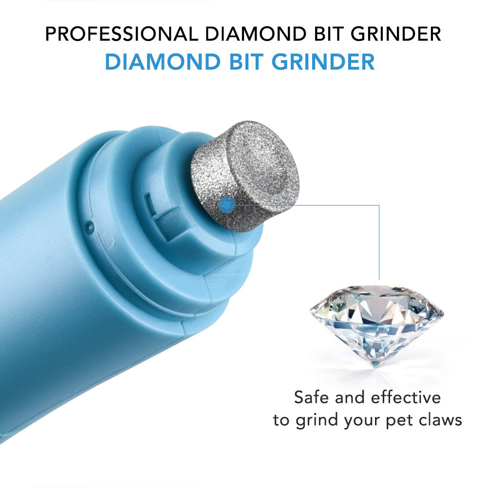Electric Rechargeable Pet Nail Trimmer Painless Paws Grooming & Smoothing for Small Medium Large Dogs & Cats