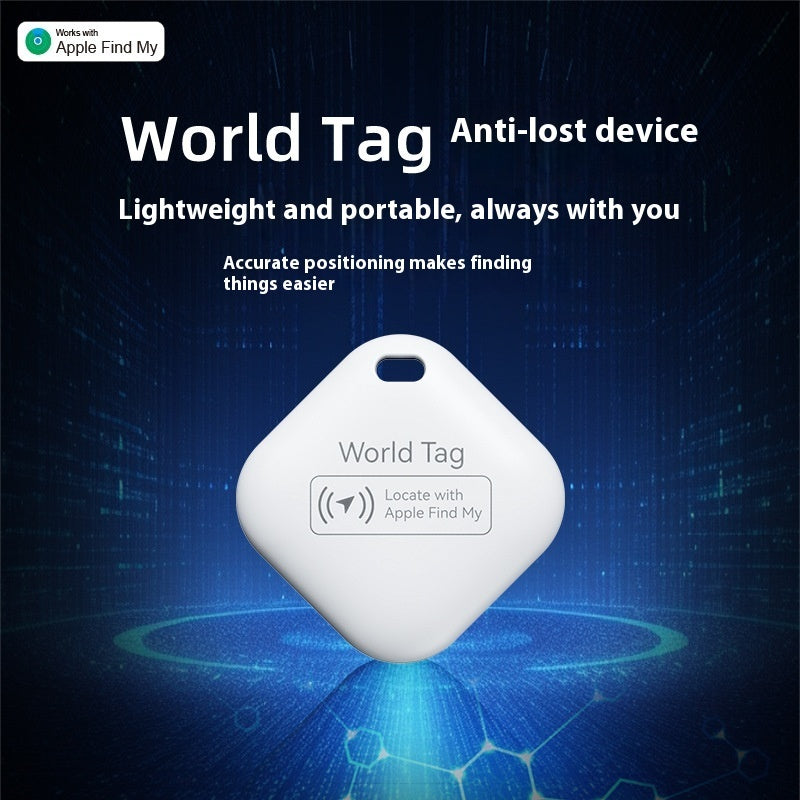 Mini GPS Tracker Smart Tag Compatible with iOS Find My APP Global Locator Anti-lost Finder for Car Pet Keys Wallet Suitcase iTag